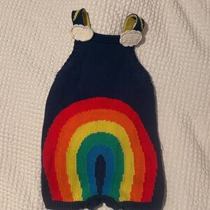 Colorful Rainbow Knit Baby Romper Stella McCartney